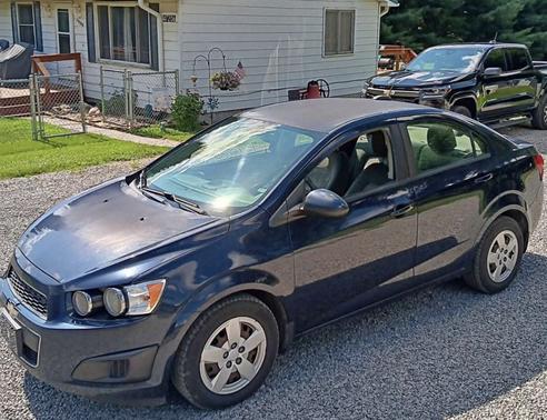 Blue 2015 Chevrolet Sonic LS