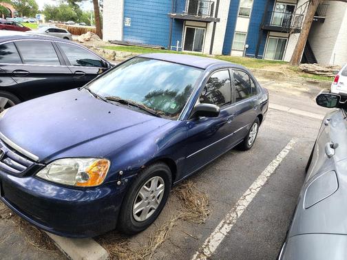 Blue 2003 Honda Civic LX