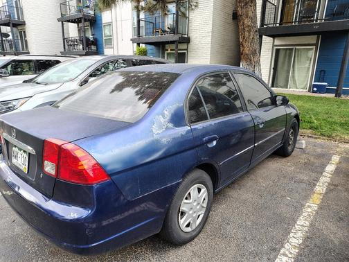 Blue 2003 Honda Civic LX