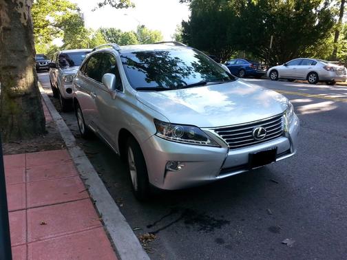 Silver 2013 Lexus RX 350 Base