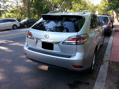 Silver 2013 Lexus RX 350 Base
