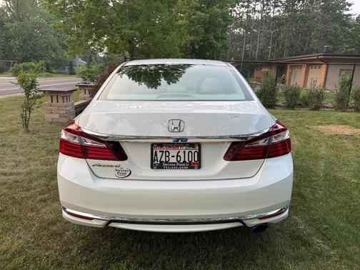 White 2015 Honda Accord LX