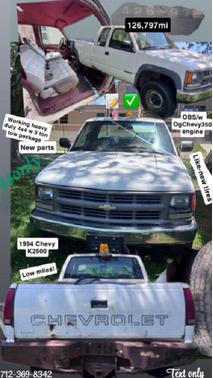 1994 Chevrolet 2500 Cheyenne Extended Cab