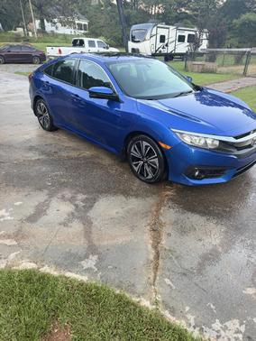 Blue 2017 Honda Civic EX-T