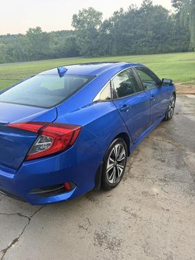 Blue 2017 Honda Civic EX-T