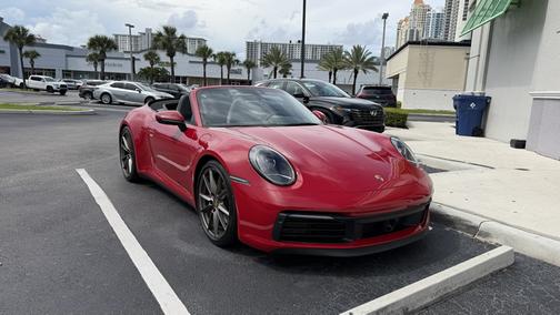 Red 2021 Porsche 911 911 Carrera S Cabriolet