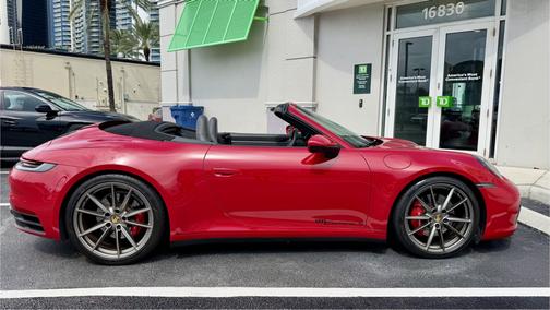Red 2021 Porsche 911 911 Carrera S Cabriolet