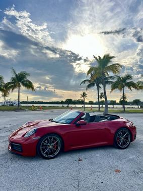 Red 2021 Porsche 911 911 Carrera S Cabriolet
