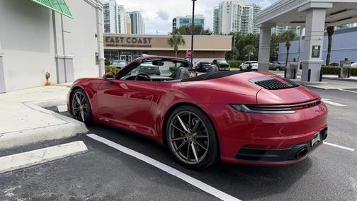 Red 2021 Porsche 911 911 Carrera S Cabriolet