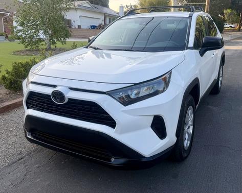 White 2019 Toyota RAV4 LE