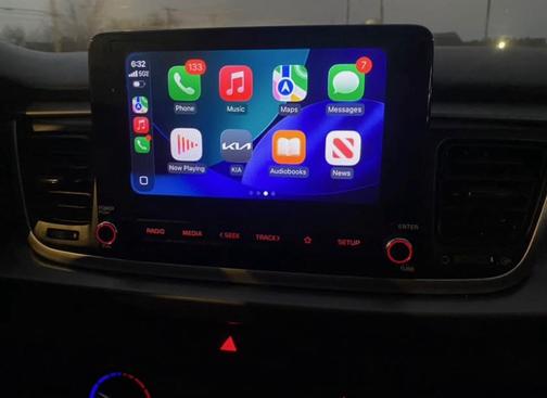 Black 2022 Kia Rio S