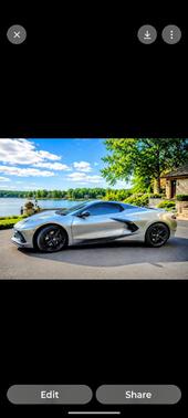 Gray 2022 Chevrolet Corvette Stingray w/1LT