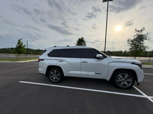 White 2024 Toyota Sequoia Capstone
