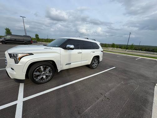 White 2024 Toyota Sequoia Capstone