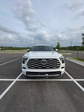 White 2024 Toyota Sequoia Capstone