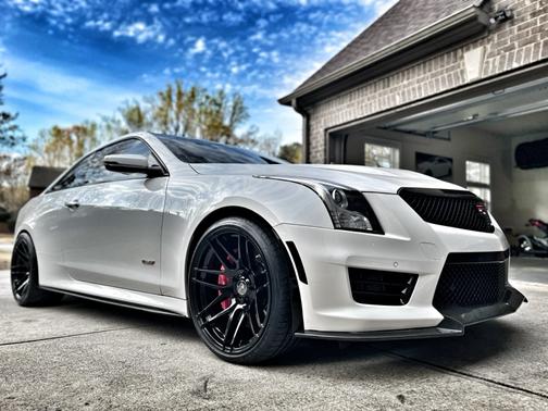 White 2016 Cadillac ATS-V Base