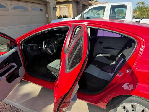 Red 2014 Toyota Prius c Two