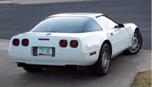 White 1996 Chevrolet Corvette Base