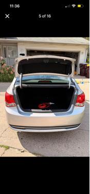 Silver 2014 Chevrolet Cruze LTZ