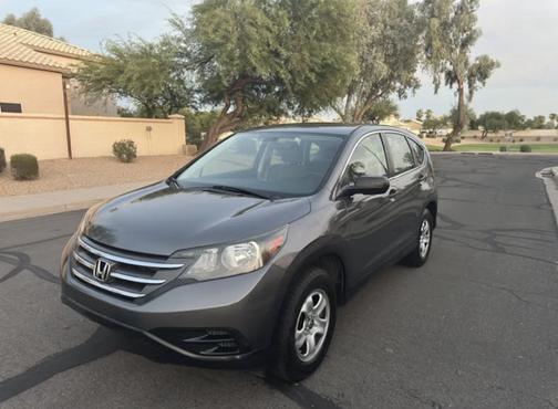 Gray 2014 Honda CR-V LX