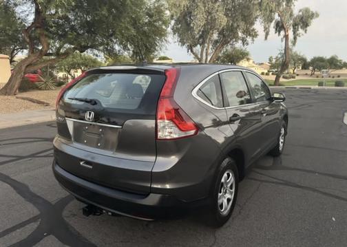 Gray 2014 Honda CR-V LX