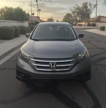 Gray 2014 Honda CR-V LX