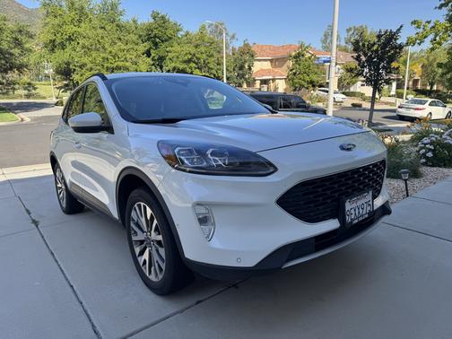 White 2021 Ford Escape Titanium