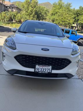 White 2021 Ford Escape Titanium