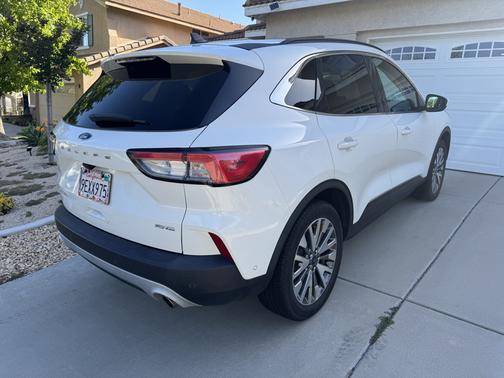 White 2021 Ford Escape Titanium