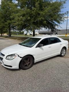 White 2012 Chevrolet Malibu LS