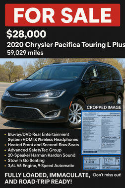 2020 Chrysler Pacifica Touring-L Plus