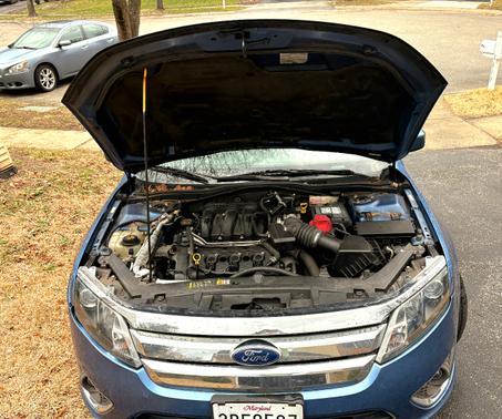 Blue 2010 Ford Fusion SEL
