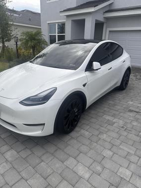 White 2022 Tesla Model Y Performance