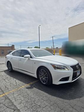 White 2014 Lexus LS 460 Base