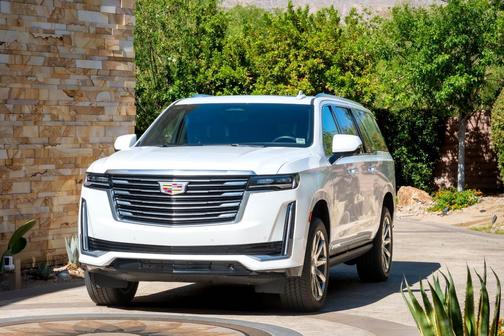White 2021 Cadillac Escalade ESV Premium Luxury Platinum