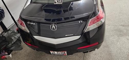 Black 2010 Acura TL Technology