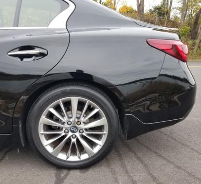 Black 2019 INFINITI Q50 3.0t LUXE