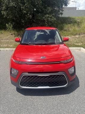 Red 2021 Kia Soul LX