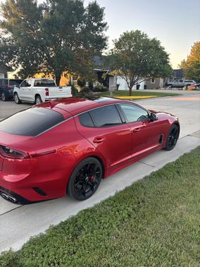 Red 2019 Kia Stinger GT