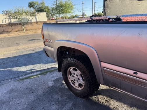 Gray 2001 Chevrolet Silverado 1500 LS Extended Cab