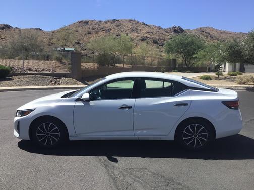 White 2025 Nissan Sentra S