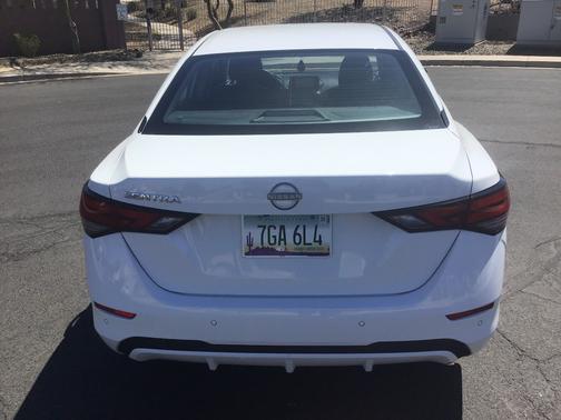 White 2025 Nissan Sentra S