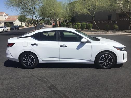 White 2025 Nissan Sentra S