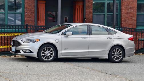 Silver 2017 Ford Fusion Energi SE Luxury