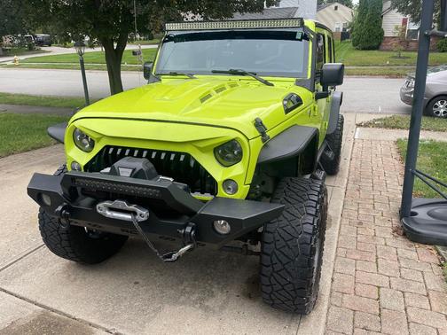 Green 2017 Jeep Wrangler Unlimited Sport