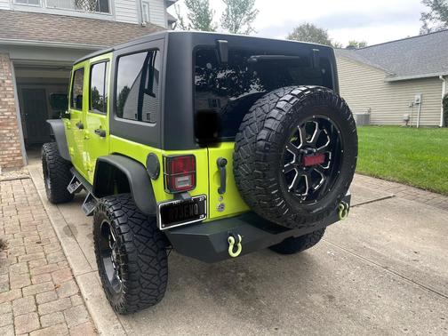 Green 2017 Jeep Wrangler Unlimited Sport