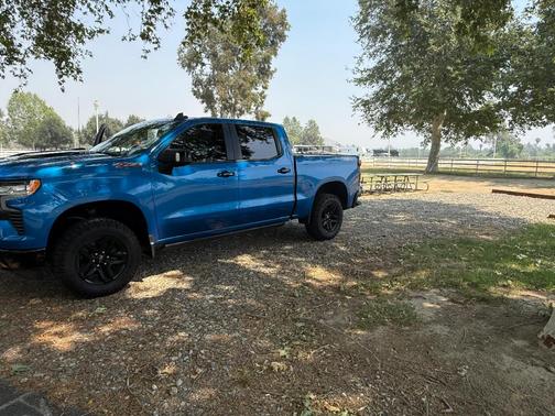 Blue 2022 Chevrolet Silverado 1500 LT Trail Boss