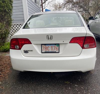 White 2008 Honda Civic LX