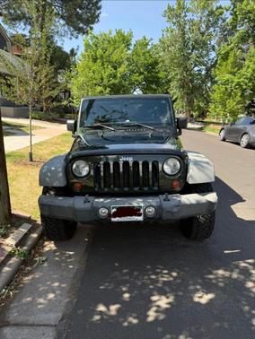 Green 2011 Jeep Wrangler Unlimited Rubicon