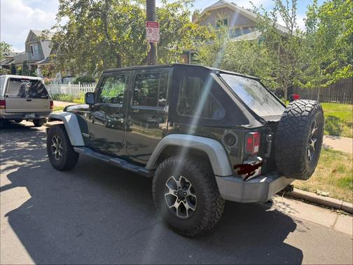 Green 2011 Jeep Wrangler Unlimited Rubicon